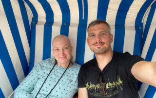 Pause im Strandkorb