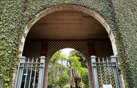 Eingangsbereich des Botanischen Gartens