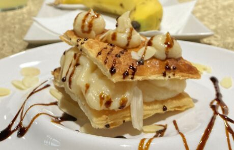 Blätterteig mit Vanillecreme