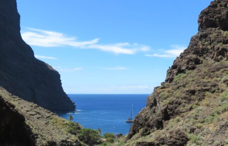 Man sieht schon das Meer
