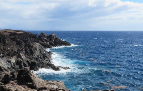 Die Felsen sind Lava