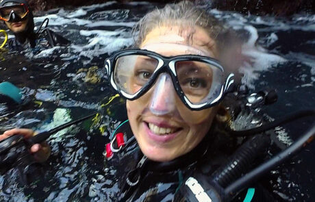 Ein glückliches Selfie